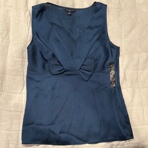 Banana Republic Elegant Blue Sleeveless Top